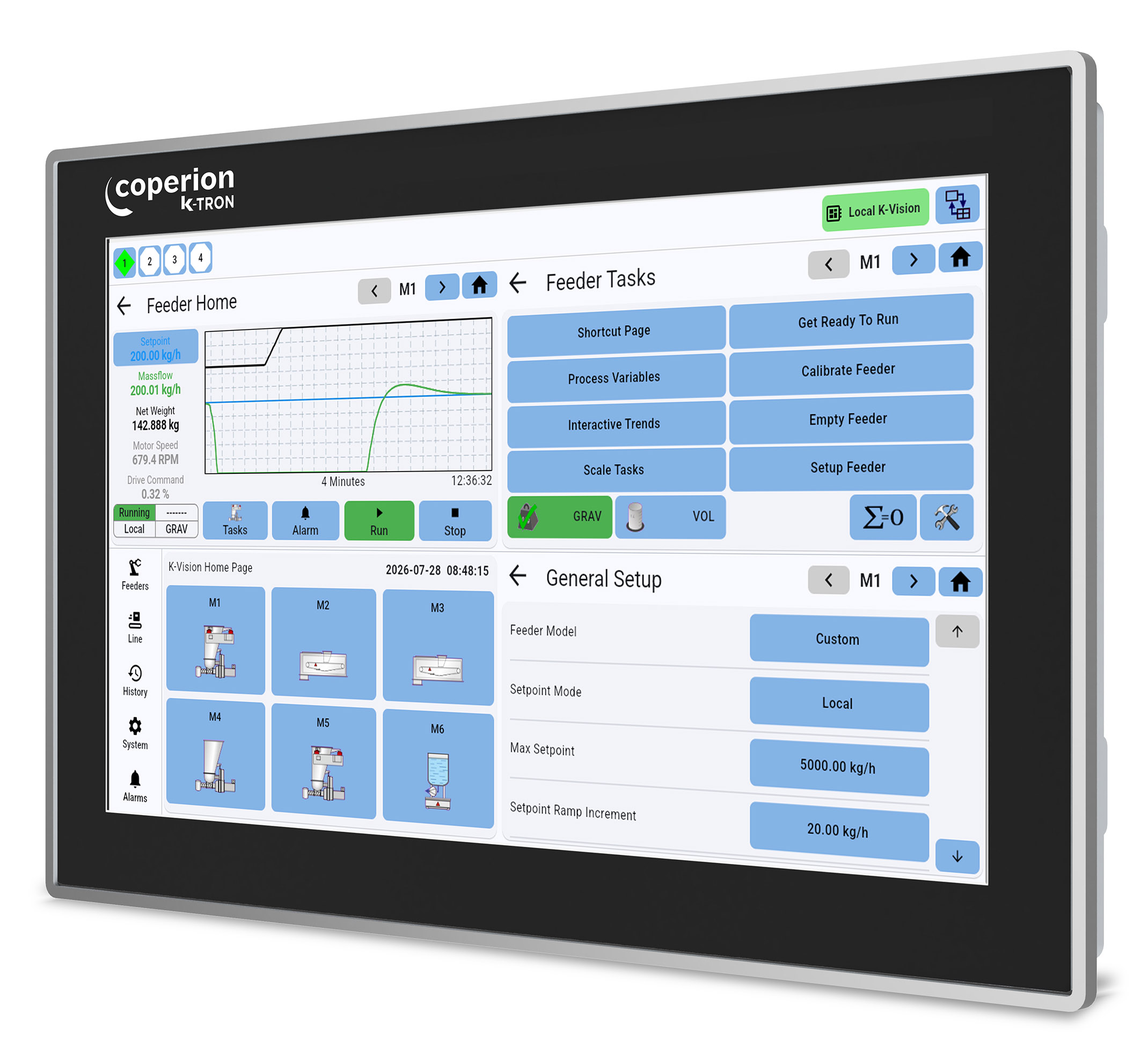 Coperion K-Tron introduces K-Vision-III for advanced feeder line control and process visualisation
