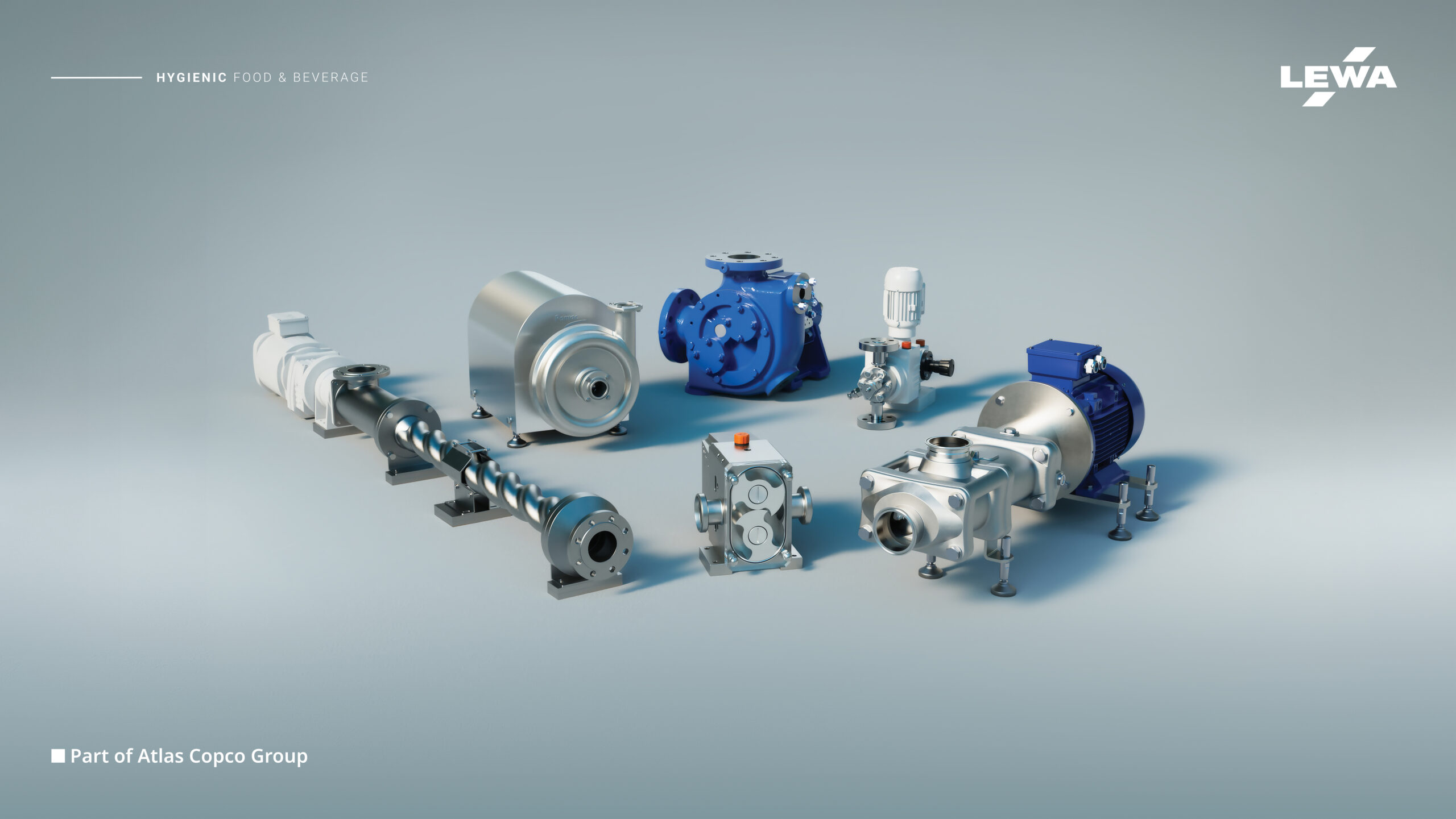 LEWA offering full hygienic flow technologies portfolio for food and beverage production