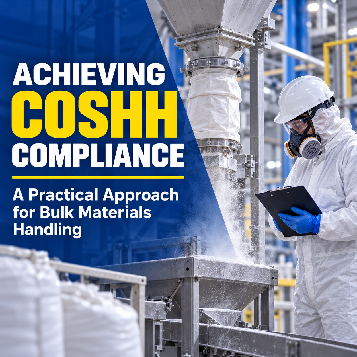 Wolfson Centre launches COSHH compliance course for bulk solids handling sector