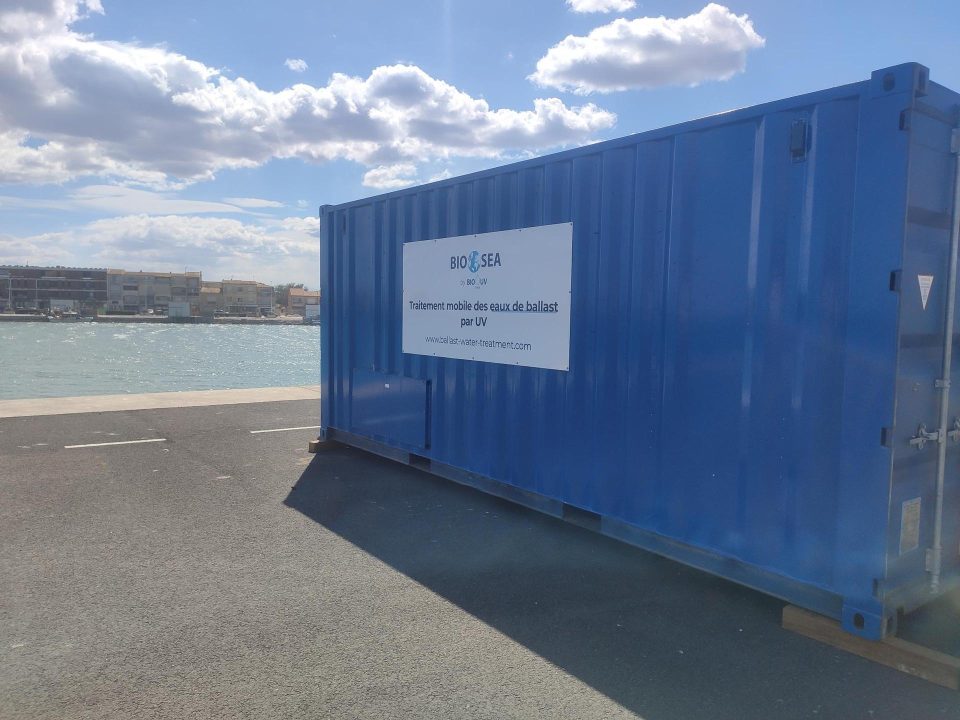 Containerised ballast water treatment for offshore wind sector