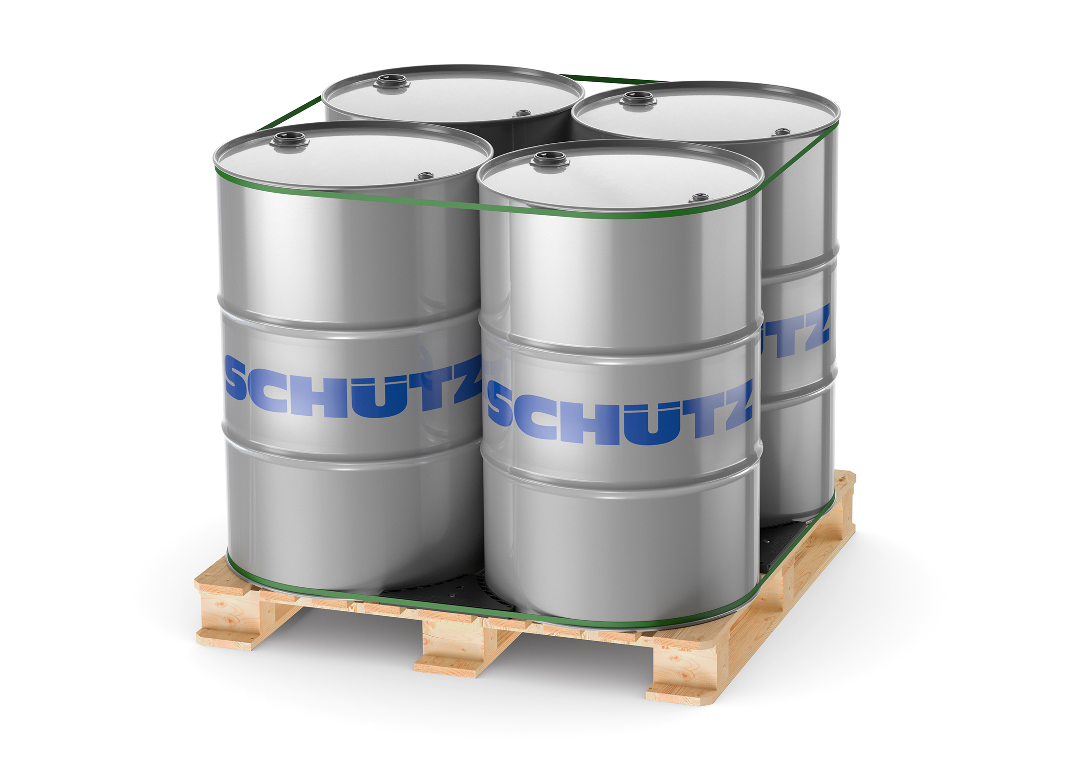 Securing transport of steel tight-head drums