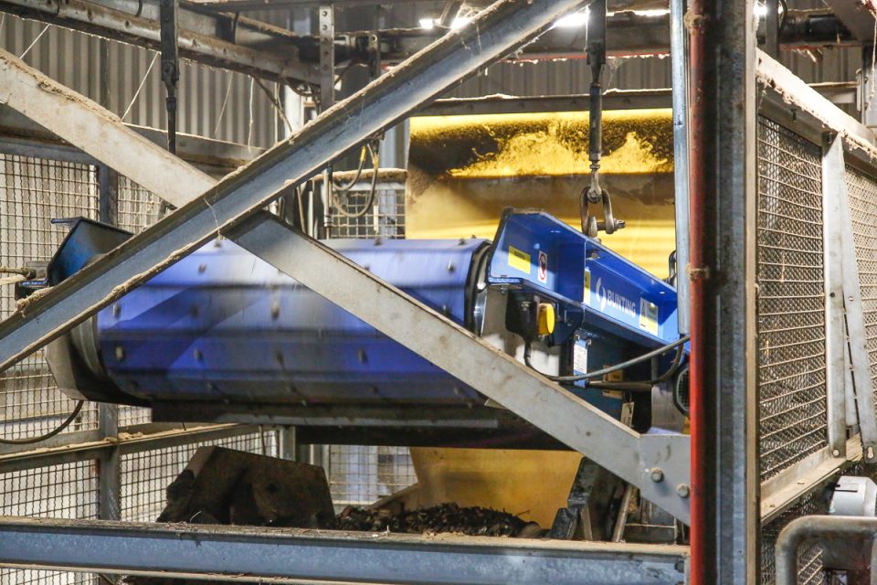 Western Bio-Energy installs magnet for ferrous metal removal