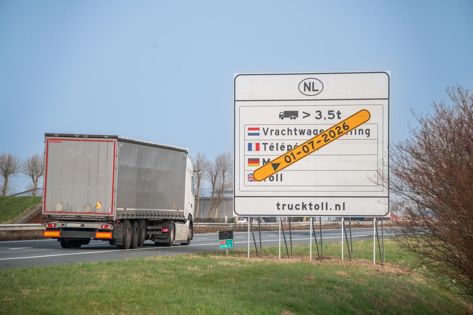 Netherlands introduces truck toll for all domestic and foreign carriers