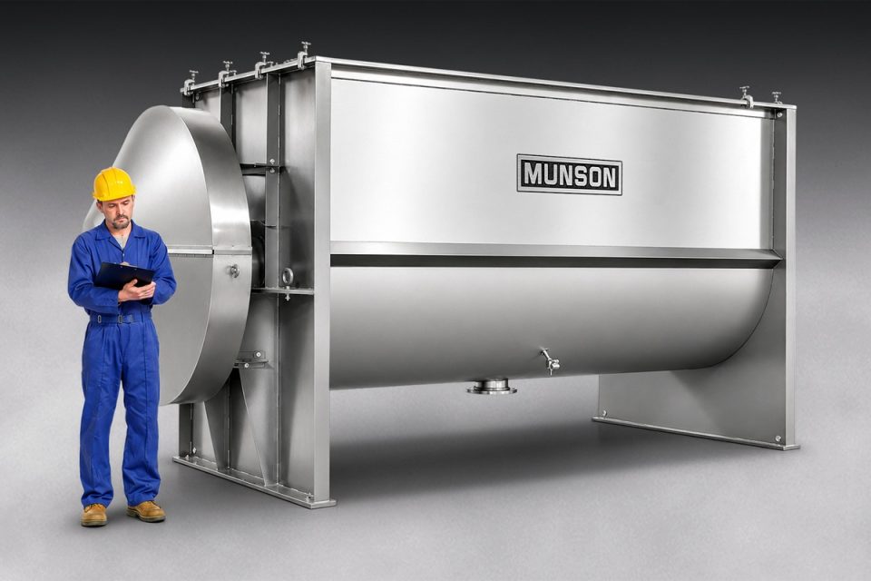 New ribbon blender to boost bulk solid materials efficiency