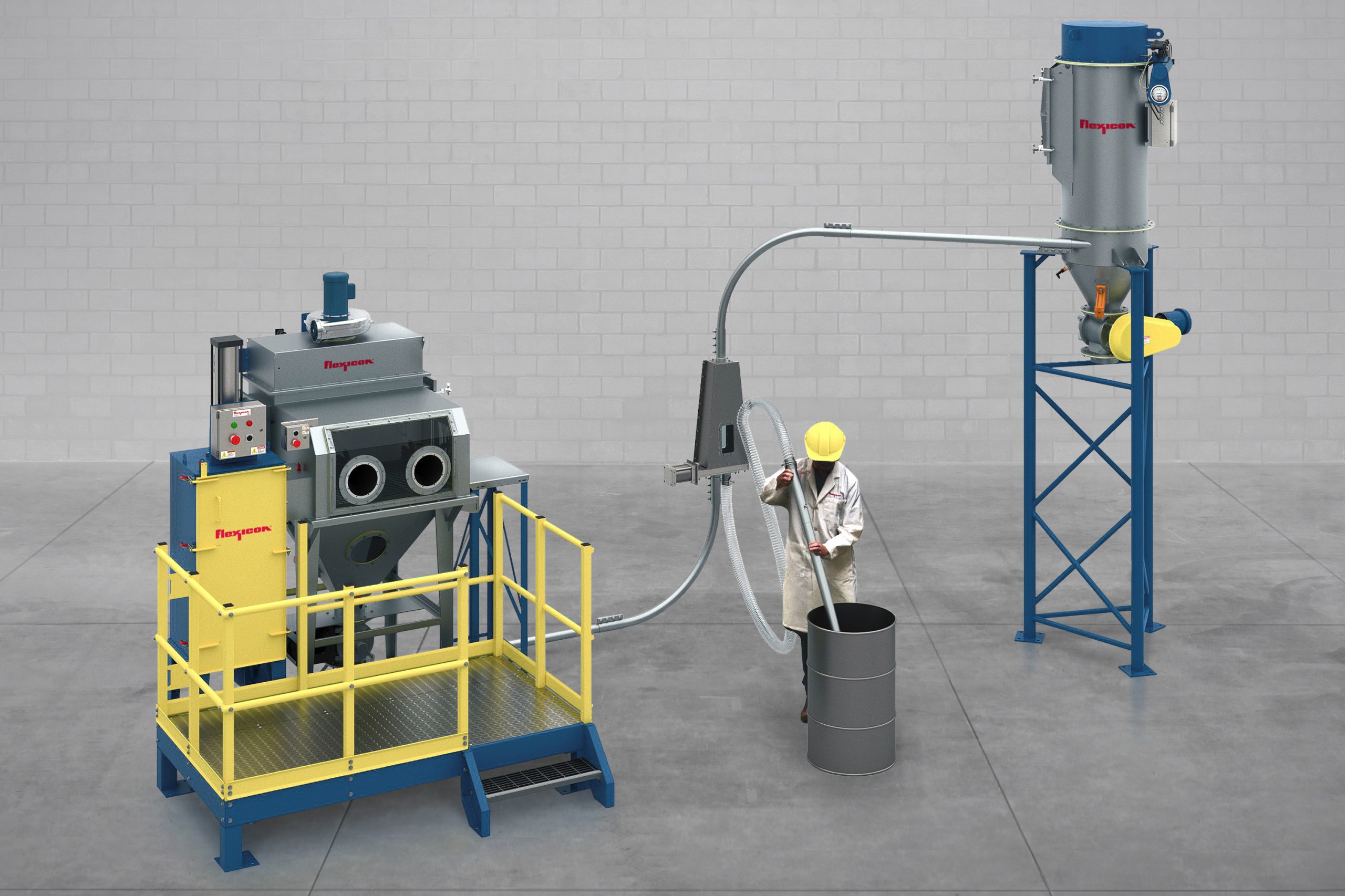 Flexicon Launches Dual Intake Vacuum System