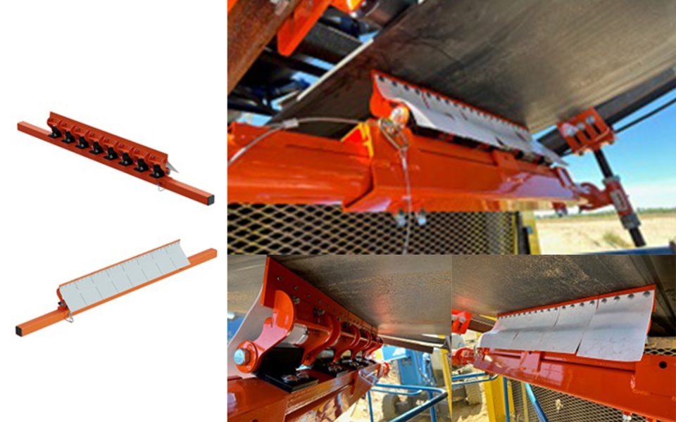 New secondary conveyor belt cleaner